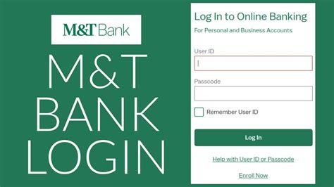 Email Address. . M and t bank online login